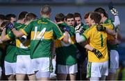 16 March 2013; Kerry manager Eamonn Fitzmaurice speaks to his players ahead of the game. Allianz Football League, Division 1, Kerry v Down, Austin Stack Park, Tralee, Co. Kerry. Picture credit: Stephen McCarthy / SPORTSFILE