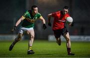 16 March 2013; Keith Quinn, Down, in action against Brian Maguire, Kerry. Allianz Football League, Division 1, Kerry v Down, Austin Stack Park, Tralee, Co. Kerry. Picture credit: Stephen McCarthy / SPORTSFILE