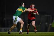 16 March 2013; Brendan Coulter, Down, in action against Anthony Maher, Kerry. Allianz Football League, Division 1, Kerry v Down, Austin Stack Park, Tralee, Co. Kerry. Picture credit: Stephen McCarthy / SPORTSFILE