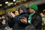 9 March 2013; Ireland supporters applaud as Brian O'Driscoll leaves the pitch during the second half. RBS Six Nations Rugby Championship, Ireland v France, Aviva Stadium, Lansdowne Road, Dublin. Picture credit: Diarmuid Greene / SPORTSFILE