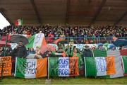 17 March 2013; Ireland supporters before the game. Women's 6 Nations Rugby Championship, Italy v Ireland, Parabiago, Milan, Italy. Picture credit: Matt Browne / SPORTSFILE