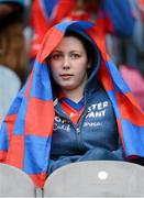 17 March 2013; A St. Thomas' supporter watches on during the game. AIB GAA Hurling All-Ireland Senior Club Championship Final, Kilcormac-Killoughey, Offaly, v St. Thomas', Galway. Croke Park, Dublin. Picture credit: Stephen McCarthy / SPORTSFILE