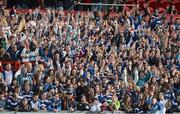 18 March 2013; Crescent College Comprehensive supporters during the game. Munster Schools Senior Cup Final, Crescent College Comprehensive v Rockwell College, Thomond Park, Limerick. Picture credit: Diarmuid Greene / SPORTSFILE