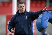 18 March 2013; Rockwell College head coach Mark Butler. Munster Schools Senior Cup Final, Crescent College Comprehensive v Rockwell College, Thomond Park, Limerick. Picture credit: Diarmuid Greene / SPORTSFILE