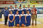 21 March 2013; The Douglas Community School team. U16A Boys - All-Ireland Schools League Finals 2013, Summerhill College, Sligo v Douglas Community School, Cork, National Basketball Arena, Tallaght, Dublin. Picture credit: Matt Browne / SPORTSFILE