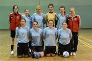 22 March 2013; The CIT team. WSCAI National Futsal finals, Gormanston College, Co. Meath. Photo by Sportsfile