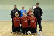 22 March 2013; The Carlow IT team. WSCAI National Futsal finals, Gormanston College, Co. Meath. Photo by Sportsfile