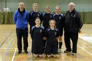 22 March 2013; The UCD team. WSCAI National Futsal finals, Gormanston College, Co. Meath. Photo by Sportsfile