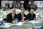 22 March 2013; Cork County Board delegates Diarmuid Gowern, left, Kieran McGann and Tony McAuliffe in attendance at the GAA Annual Congress 2013. The Venue, Limavady Road, Derry. Picture credit: Ray McManus / SPORTSFILE