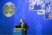 22 March 2013; Former Derry GAA star Joe Brolly speaking at the GAA Annual Congress 2013. The Venue, Limavady Road, Derry. Picture credit: Ray McManus / SPORTSFILE