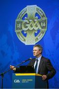22 March 2013; Former Derry GAA star Joe Brolly speaking at the GAA Annual Congress 2013. The Venue, Limavady Road, Derry. Picture credit: Ray McManus / SPORTSFILE