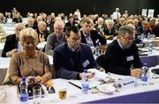 23 March 2013; Delegates from Donegal, front row, and Dublin, second row, prepare to vote at the GAA Annual Congress 2013. The Venue, Limavady Road, Derry. Picture credit: Ray McManus / SPORTSFILE