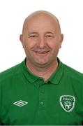 22 March 2013; Mick Neville, coach, Republic of Ireland. Republic of Ireland U17 Squad Headshots, Ballymascanlon House Hotel, Carlingford Road, Dundalk. Photo by Sportsfile