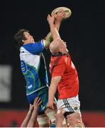 23 March 2013; Paul O'Connell, Munster, contests a lineout with Mike McCarthy, Connacht. Celtic League 2012/13, Round 18, Munster v Connacht, Musgrave Park, Cork. Picture credit: Diarmuid Greene / SPORTSFILE
