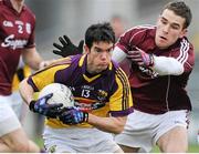 24 March 2013; Shane Roche, Wexford, in action against Fiontain O Curraoin, Galway. Allianz Football League, Division 2, Galway v Wexford, Pearse Stadium, Galway. Picture credit: Ray Ryan / SPORTSFILE