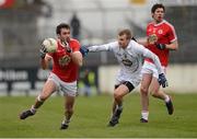 24 March 2013; Joe McMahon, Tyrone, in action against Peter Kelly, Kildare. Allianz Football League Division 1, Kildare v Tyrone, St Conleth's Park, Newbridge, Co. Kildare. Photo by Sportsfile