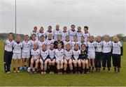 24 March 2013; The Galway squad. TESCO HomeGrown Ladies National Football League, Division 2, Round 5, Westmeath v Galway, Kinnegad, Co. Westmeath. Picture credit: Brian Lawless / SPORTSFILE