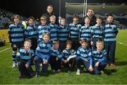 23 March 2013; The Navan RFC half-time mini games team with Leinster players Jamie Heaslip and Sean O'Brien. Celtic League 2012/13, Round 18, Leinster v Glasgow Warriors, RDS, Ballsbridge, Dublin. Picture credit: Stephen McCarthy / SPORTSFILE