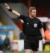 24 March 2013; Referee Alan Kelly. Airtricity League Premier Division, Shelbourne v Shamrock Rovers, Tolka Park, Dublin. Picture credit: David Maher / SPORTSFILE