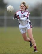 24 March 2013; Aoibheann Daly, Galway. TESCO HomeGrown Ladies National Football League, Division 2, Round 5, Westmeath v Galway, Kinnegad, Co. Westmeath. Picture credit: Brian Lawless / SPORTSFILE