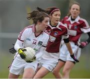 24 March 2013; Roisin Leonard, Galway. TESCO HomeGrown Ladies National Football League, Division 2, Round 5, Westmeath v Galway, Kinnegad, Co. Westmeath. Picture credit: Brian Lawless / SPORTSFILE