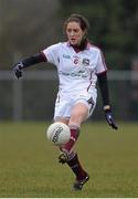 24 March 2013; Eimear Flaherty, Galway. TESCO HomeGrown Ladies National Football League, Division 2, Round 5, Westmeath v Galway, Kinnegad, Co. Westmeath. Picture credit: Brian Lawless / SPORTSFILE