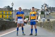 25 March 2013; In attendance at a GAA regional media event ahead of their Allianz League clash on Sunday in Semple Stadium are Shane McGrath, Tipperary, left, and Nicky O'Connell, Clare. Allianz GAA Regional Media Day, Killaloe / Ballina, Co. Tipperary. Picture credit: Diarmuid Greene / SPORTSFILE