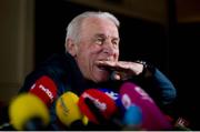 25 March 2013; Republic of Ireland manager Giovanni Trapattoni speaking to the media during a press conference ahead of their side's 2014 FIFA World Cup, Group C, qualifier match against Austria on Tuesday. Republic of Ireland Squad Press Conference, Grand Hotel, Malahide, Co. Dublin. Picture credit: David Maher / SPORTSFILE