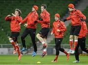 25 March 2013; A general view during Austria squad training ahead of their side's 2014 FIFA World Cup, Group C, qualifier match against the Republic of Ireland on Tuesday. Austria Squad Training, Aviva Stadium, Lansdowne Road, Dublin. Picture credit: David Maher / SPORTSFILE