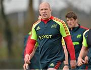 27 March 2013; Munster's Paul O'Connell during squad training ahead of their side's Celtic League 2012/13, Round 19, match against Glasgow Warriors on Friday. Munster Rugby Squad Training, Cork Institute of Technology, Bishopstown, Cork. Picture credit: Matt Browne / SPORTSFILE