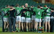 27 March 2013; Limerick manager Tom McGlinchey speaks to his team after defeat to Cork. Cadbury Munster GAA Football Under 21 Championship Semi-Final, Limerick v Cork, Gaelic Grounds, Limeick. Picture credit: Diarmuid Greene / SPORTSFILE