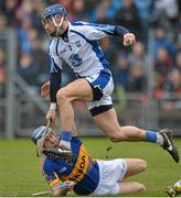 24 March 2013; Shane Fives, Waterford, in action against Seamus Callanan, Tipperary. Allianz Hurling League, Division 1A, Waterford v Tipperary, Walsh Park, Waterford. Picture credit: Matt Browne / SPORTSFILE