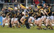 24 March 2013; The Kilkenny team warm up before the game. Allianz Hurling League, Division 1A, Clare v Kilkenny, Cusack Park, Ennis, Co. Clare. Picture credit: Diarmuid Greene / SPORTSFILE