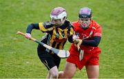 31 March 2013; Leanne Fennelly, Kilkenny, in action against Anna Geary, Cork. Irish Daily Star National Camogie League, Division 1, Group 1, Kilkenny v Cork, Nowlan Park, Kilkenny. Picture credit: Brian Lawless / SPORTSFILE