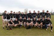 31 March 2013; The Longford squad. Provincial Towns Cup, Semi-Final, Roscrea v Longford, Edenderry RFC, Edenderry, Co. Offaly. Picture credit: David Maher / SPORTSFILE