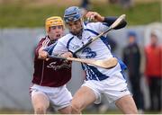 31 March 2013; Shane Fives, Waterford, in action against Davy Glennon, Galway. Allianz Hurling League, Division 1A, Waterford v Galway. Walsh Park, Waterford. Picture credit: Stephen McCarthy / SPORTSFILE