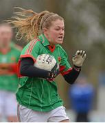 31 March 2013; Sarah Rowe, Mayo. TESCO HomeGrown Ladies National Football League, Division 1, Round 6, Meath v Mayo, Boardsmill, Trim, Co. Meath. Picture credit: Brendan Moran / SPORTSFILE