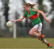 31 March 2013; Aileen Gilroy, Mayo. TESCO HomeGrown Ladies National Football League, Division 1, Round 6, Meath v Mayo, Boardsmill, Trim, Co. Meath. Picture credit: Brendan Moran / SPORTSFILE