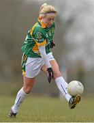 31 March 2013; Geraldine Doherty, Meath. TESCO HomeGrown Ladies National Football League, Division 1, Round 6, Meath v Mayo, Boardsmill, Trim, Co. Meath. Picture credit: Brendan Moran / SPORTSFILE