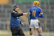 31 March 2013; Tipperary manager Eamon O'Shea issues instructions to Lar Corbett during the game. Allianz Hurling League, Division 1A, Tipperary v Clare, Semple Stadium, Thurles, Co. Tipperary. Picture credit: Diarmuid Greene / SPORTSFILE