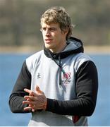 2 April 2013; Ulster's Andrew Trimble during squad training ahead of their Heineken Cup quarter-final against Saracens on Saturday. Ulster Rugby Squad Training, Lough Erne Hotel & Resort, Enniskillen, Co. Fermanagh. Picture credit: John Dickson / SPORTSFILE
