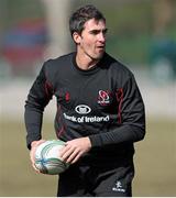 2 April 2013; Ulster's Ruan Pienaar during squad training ahead of their Heineken Cup quarter-final against Saracens on Saturday. Ulster Rugby Squad Training, Lough Erne Hotel & Resort, Enniskillen, Co. Fermanagh. Picture credit: John Dickson / SPORTSFILE