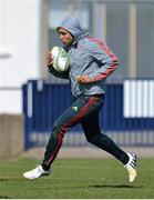 3 April 2013; Munster's Simon Zebo in action during squad training ahead of their Heineken Cup quarter-final against Harlequins on Sunday. Munster Rugby Squad Training, Musgrave Park, Cork. Picture credit: Diarmuid Greene / SPORTSFILE