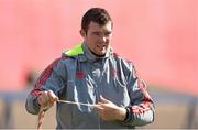 3 April 2013; Munster's Peter O'Mahony during squad training ahead of their Heineken Cup quarter-final against Harlequins on Sunday. Munster Rugby Squad Training, Musgrave Park, Cork. Picture credit: Diarmuid Greene / SPORTSFILE