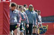 3 April 2013; Munster's Simon Zebo during squad training ahead of their Heineken Cup quarter-final against Harlequins on Sunday. Munster Rugby Squad Training, Musgrave Park, Cork. Picture credit: Diarmuid Greene / SPORTSFILE