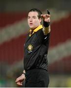 3 April 2013; Referee Martin McNally. Cadbury Ulster GAA Football Under 21 Championship, Semi-Final, Donegal v Derry, Healy Park, Omagh, Co. Tyrone. Picture credit: Oliver McVeigh / SPORTSFILE