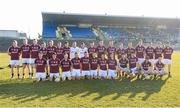 6 April 2013; The Galway squad. Cadbury Connacht GAA Football Under 21 Championship Final, Roscommon v Galway, Dr. Hyde Park, Roscommon. Picture credit: Stephen McCarthy / SPORTSFILE