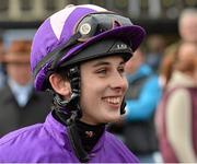 7 April 2013; Jockey Ronan Whelan after winning the Big Bad Bob Gladness Stakes on Custom Cut. Curragh Racecourse, The Curragh, Co. Kildare. Picture credit: Matt Browne / SPORTSFILE