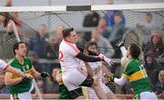 7 April 2013; Mark Donnelly, Tyrone, scores a late goal. Allianz Football League, Division 1, Tyrone v Kerry, Healy Park, Omagh, Co. Tyrone. Picture credit: Stephen McCarthy / SPORTSFILE