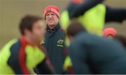 9 April 2013; Munster's Paul O'Connell looks on at lineout practice during squad training ahead of their Celtic League game against Leinster on Saturday. Munster Rugby Squad Training, University of Limerick, Limerick. Picture credit: Diarmuid Greene / SPORTSFILE